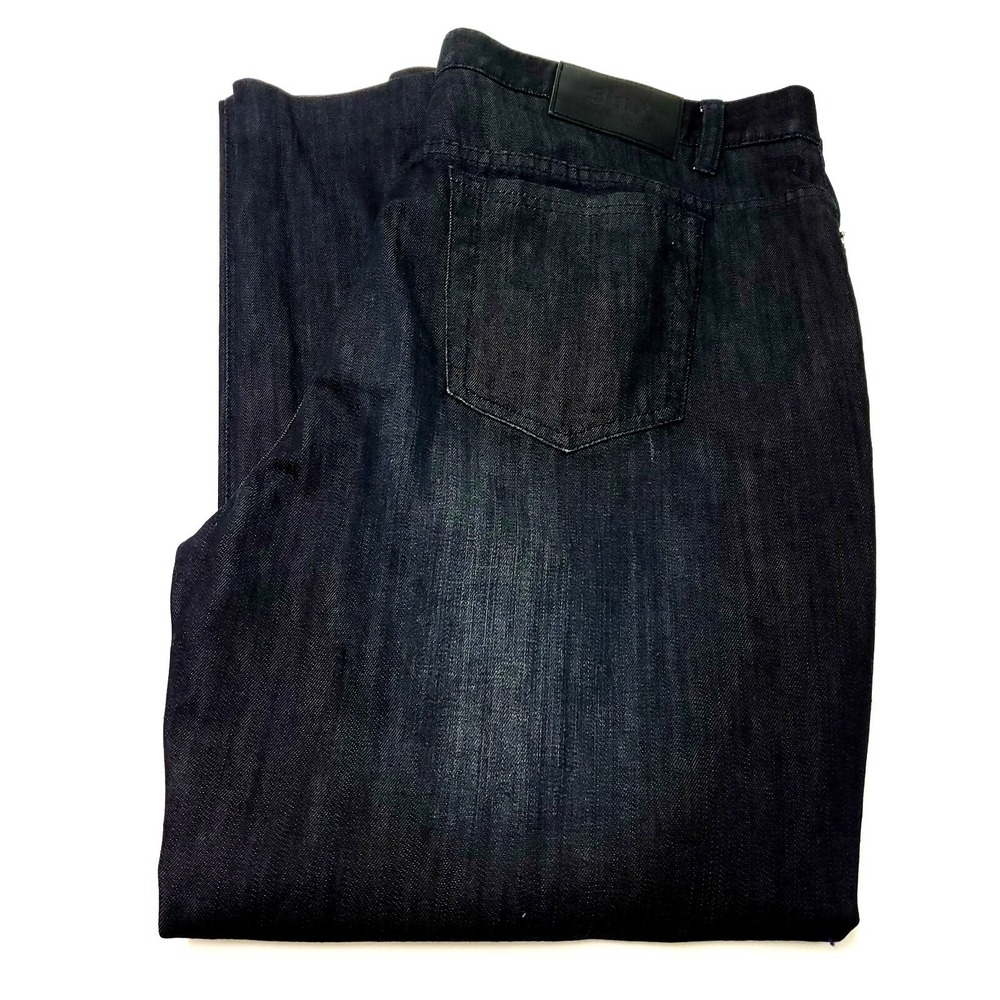 Pronto Uomo Blue Jeans Cotton Dark‎ Indigo Gray 41/29 High Rise